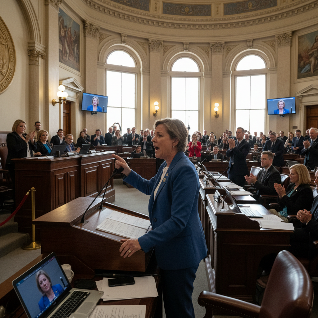 Texas Democrat Says She Was Told to Leave Call From Bathroom During Session