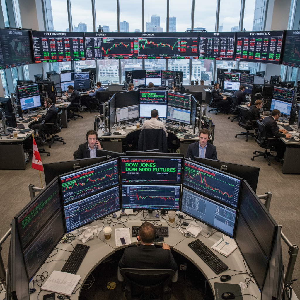 Canadian Investors React to Dow Jones Futures Surge on Tariff News