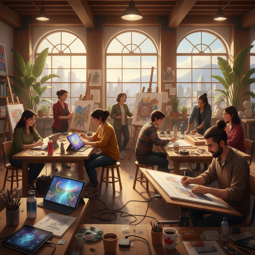 How Canadian Artists Embrace AI While Staying True