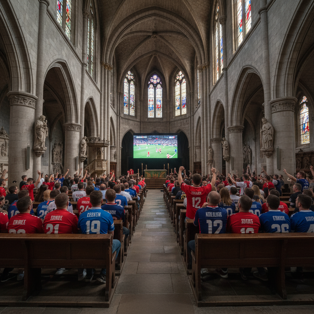 Montreal Canadiens Playoff Spirit Unites Fans at Quebec Church