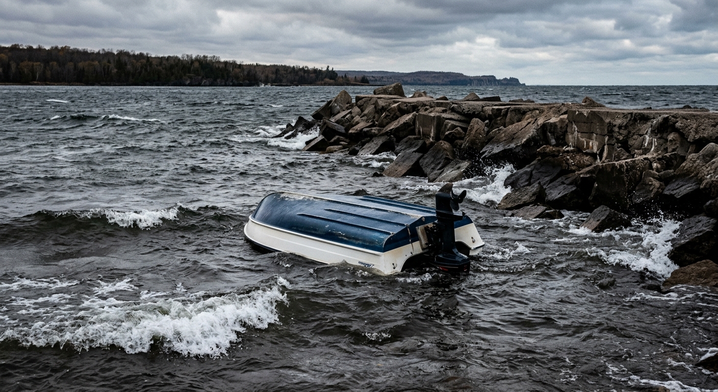 Nine Rescued in Dramatic Capsized Vessel Rescue Near Port Credit Marina